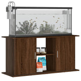 Aquariumstandaard 121x41x58 cm bewerkt hout bruin eikenkleur