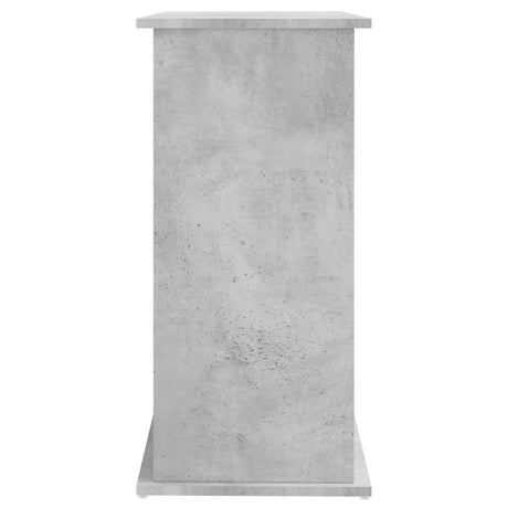 Aquariumstandaard 81x36x73 cm bewerkt hout betongrijs - AllerleiShop