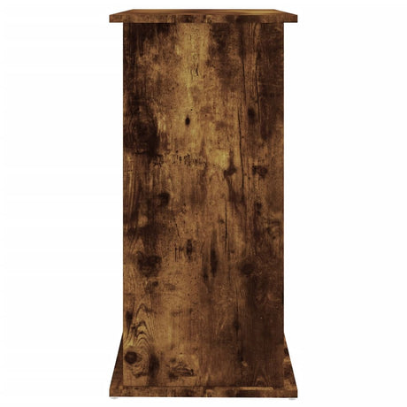 Aquariumstandaard 81x36x73 cm bewerkt hout gerookt eikenkleurig - AllerleiShop