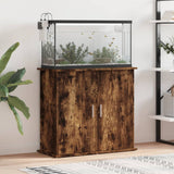 Aquariumstandaard 81x36x73 cm bewerkt hout gerookt eikenkleurig - AllerleiShop