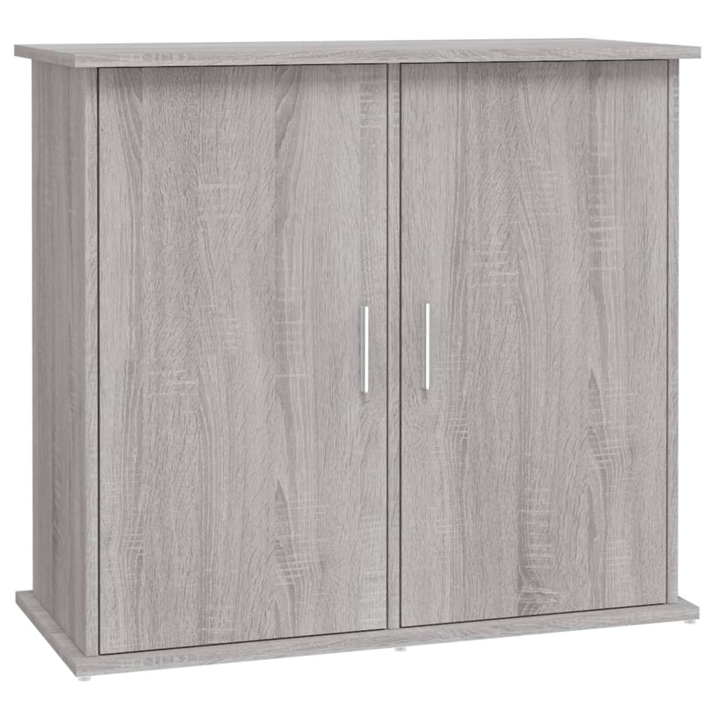 Aquariumstandaard 81x36x73 cm bewerkt hout grijs sonoma eiken - AllerleiShop