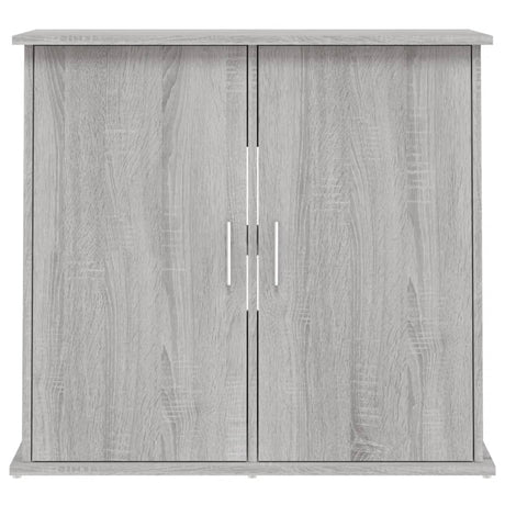 Aquariumstandaard 81x36x73 cm bewerkt hout grijs sonoma eiken - AllerleiShop