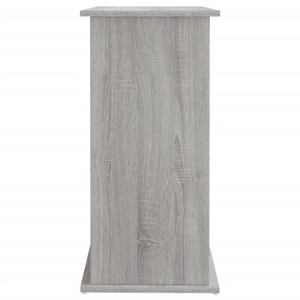 Aquariumstandaard 81x36x73 cm bewerkt hout grijs sonoma eiken - AllerleiShop