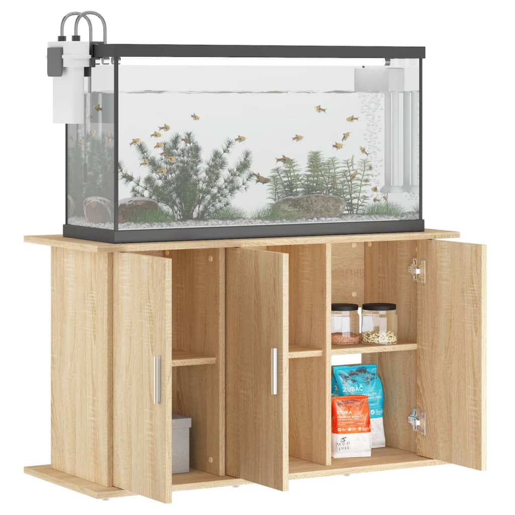 Aquariumstandaard 101x41x58 cm bewerkt hout sonoma eikenkleurig - AllerleiShop