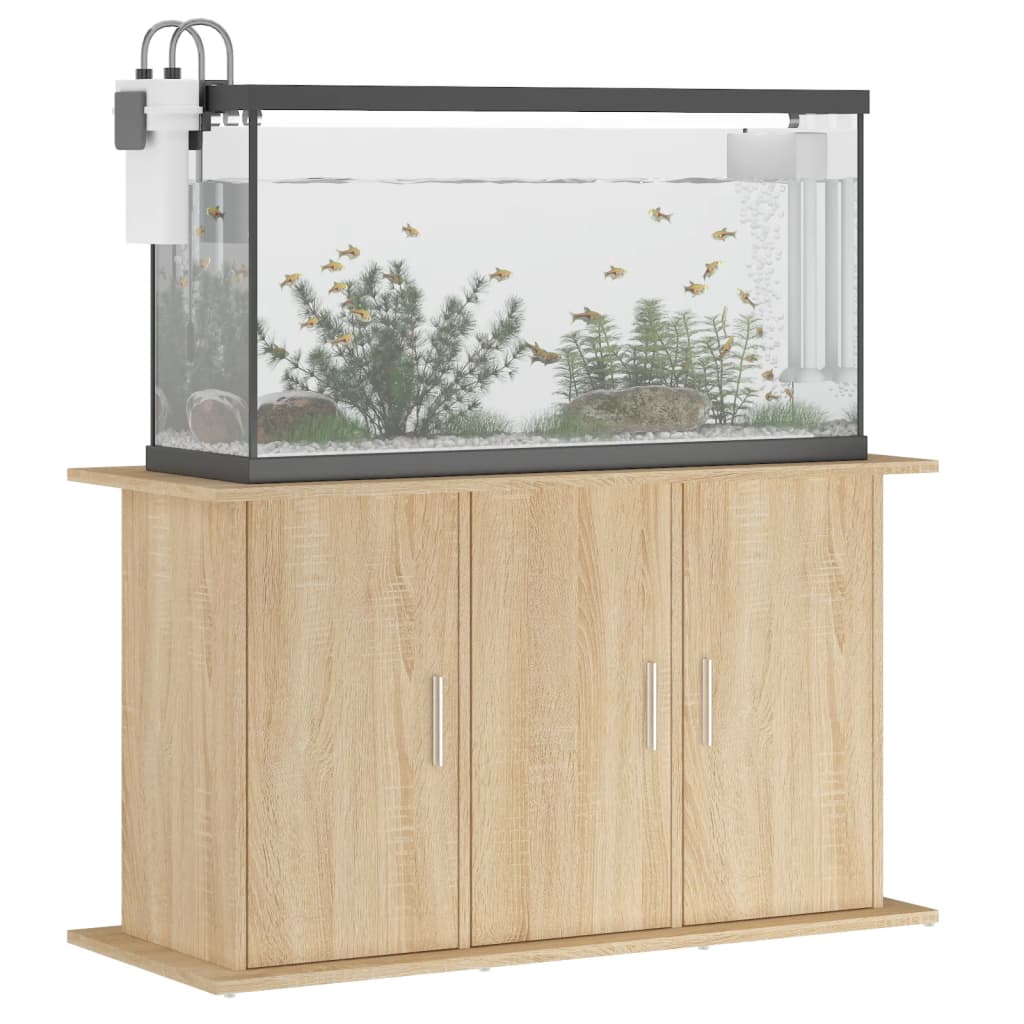 Aquariumstandaard 101x41x58 cm bewerkt hout sonoma eikenkleurig - AllerleiShop