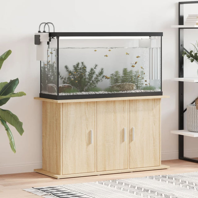 Aquariumstandaard 101x41x58 cm bewerkt hout sonoma eikenkleurig - AllerleiShop