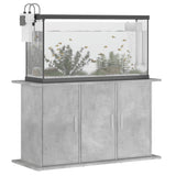 Aquariumstandaard 101x41x58 cm bewerkt hout betongrijs - AllerleiShop