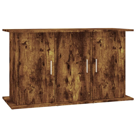 Aquariumstandaard 101x41x58 cm bewerkt hout gerookt eikenkleur - AllerleiShop