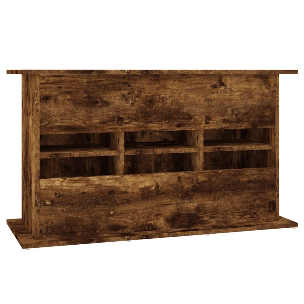 Aquariumstandaard 101x41x58 cm bewerkt hout gerookt eikenkleur - AllerleiShop