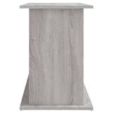 Aquariumstandaard 101x41x58 cm bewerkt hout grijs sonoma eiken - AllerleiShop