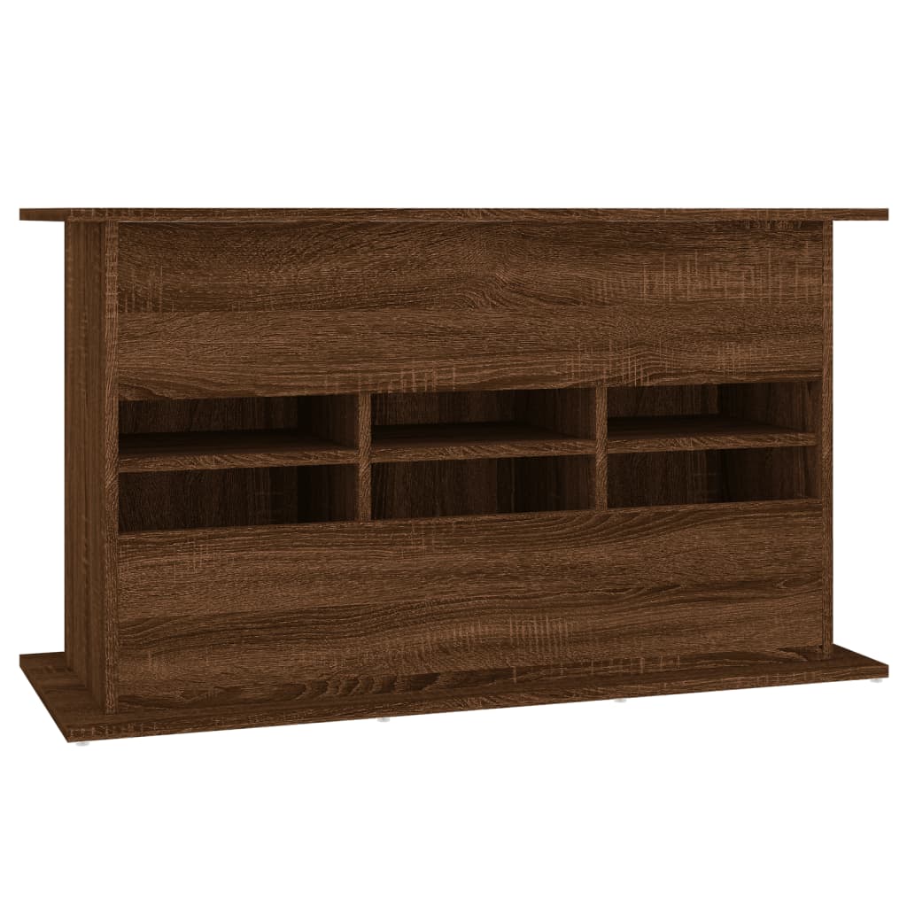 Aquariumstandaard 101x41x58 cm bewerkt hout bruin eikenkleur - AllerleiShop