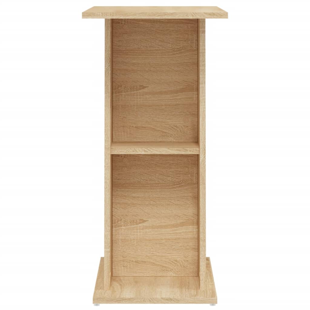 Aquariumstandaard 60,5x36x72,5 cm bewerkt hout sonoma eiken - AllerleiShop