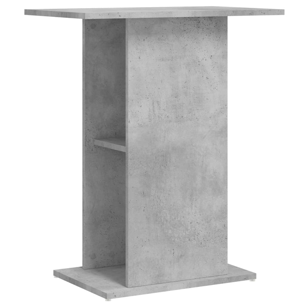 Aquariumstandaard 60,5x36x72,5 cm bewerkt hout betongrijs - AllerleiShop