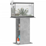 Aquariumstandaard 60,5x36x72,5 cm bewerkt hout betongrijs - AllerleiShop