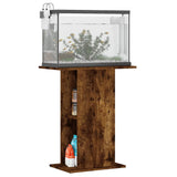 Aquariumstandaard 60,5x36x72,5 cm bewerkt hout gerookt eiken - AllerleiShop