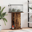 Aquariumstandaard 60,5x36x72,5 cm bewerkt hout gerookt eiken - AllerleiShop