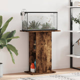 Aquariumstandaard 60,5x36x72,5 cm bewerkt hout gerookt eiken - AllerleiShop