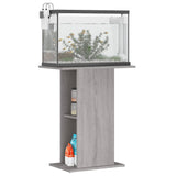 Aquariumstandaard 60,5x36x72,5 cm bewerkt hout grijs sonoma - AllerleiShop