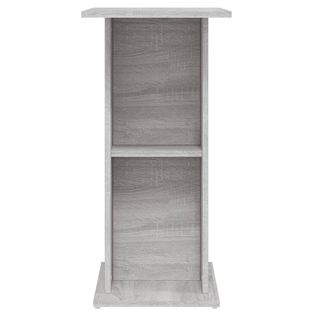 Aquariumstandaard 60,5x36x72,5 cm bewerkt hout grijs sonoma - AllerleiShop