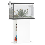 Aquariumstandaard 75x36x72,5 cm bewerkt hout wit