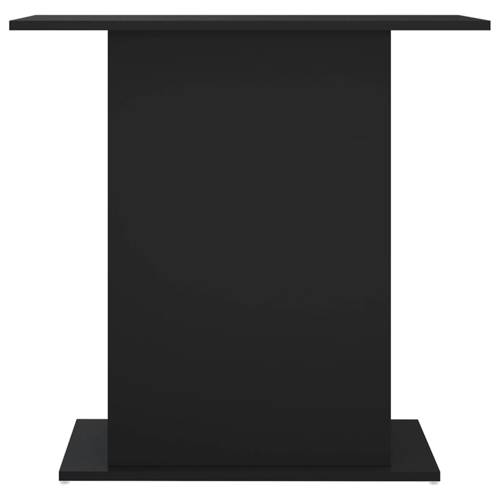 Aquariumstandaard 75x36x72,5 cm bewerkt hout zwart - AllerleiShop