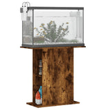 Aquariumstandaard 75x36x72,5 cm bewerkt hout gerookt eiken - AllerleiShop