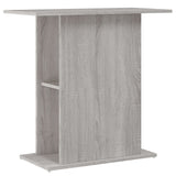 Aquariumstandaard 75x36x72,5 cm bewerkt hout grijs sonoma - AllerleiShop