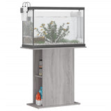 Aquariumstandaard 75x36x72,5 cm bewerkt hout grijs sonoma - AllerleiShop