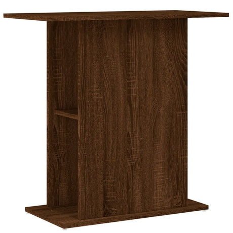 Aquariumstandaard 75x36x72,5 cm bewerkt hout bruin eikenkleur - AllerleiShop