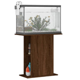 Aquariumstandaard 75x36x72,5 cm bewerkt hout bruin eikenkleur - AllerleiShop