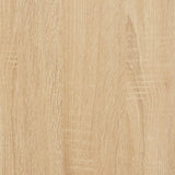 Hoge kast 62x32x106,5 cm bewerkt hout sonoma eikenkleurig - AllerleiShop