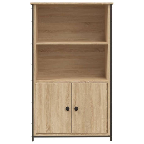 Hoge kast 62x32x103,5 cm bewerkt hout sonoma eikenkleurig