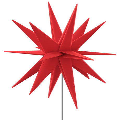 Kerstlampen met grondpin en LED's 3 st 35 cm rood - AllerleiShop