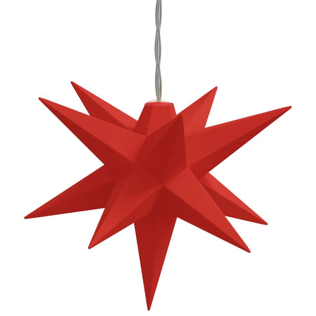 Kerstlamp 10 LED's 10 cm rood - AllerleiShop