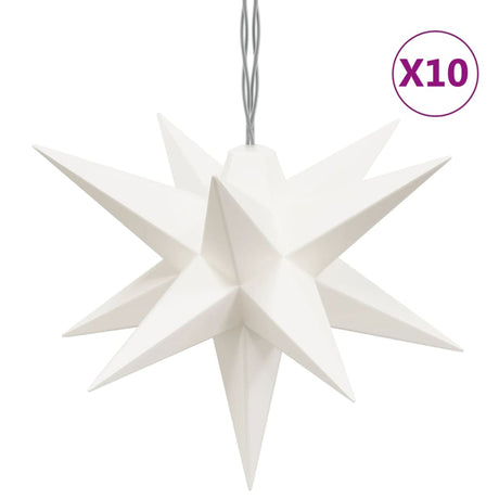 Kerstlamp 10 LED's 10 cm wit - AllerleiShop