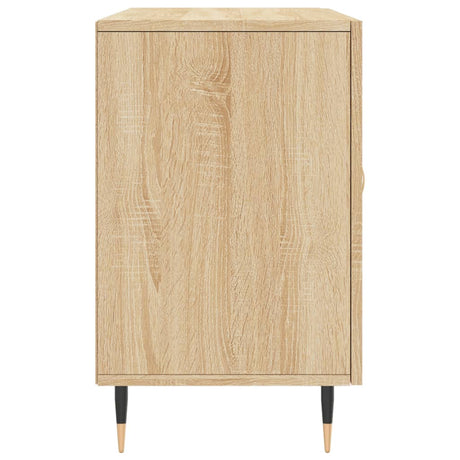 Dressoir 100x36x60 cm bewerkt hout sonoma eikenkleurig