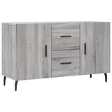 Dressoir 100x36x60 cm bewerkt hout grijs sonoma eikenkleurig