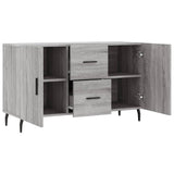 Dressoir 100x36x60 cm bewerkt hout grijs sonoma eikenkleurig