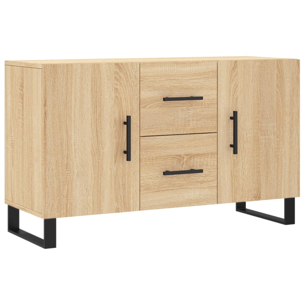 Dressoir 100x36x60 cm bewerkt hout sonoma eikenkleurig