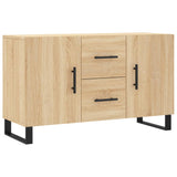 Dressoir 100x36x60 cm bewerkt hout sonoma eikenkleurig