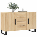 Dressoir 100x36x60 cm bewerkt hout sonoma eikenkleurig