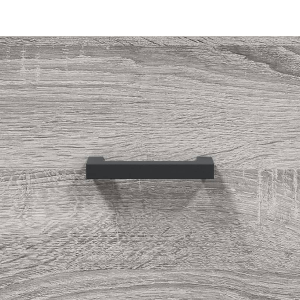 Schoenenkast 30x35x105 cm bewerkt hout grijs sonoma eikenkleur