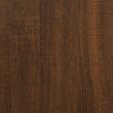 Schoenenkast 30x35x105 cm bewerkt hout bruin eikenkleur