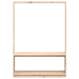 Kledingrek schoenenkast 113x40x157,5 cm grenenhout honingbruin