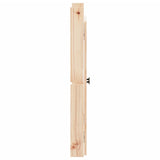 Kastdeurtjes voor buitenkeuken 2 st 50x9x82 cm grenenhout