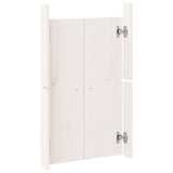 Kastdeurtjes voor buitenkeuken 50x9x82 cm grenenhout wit
