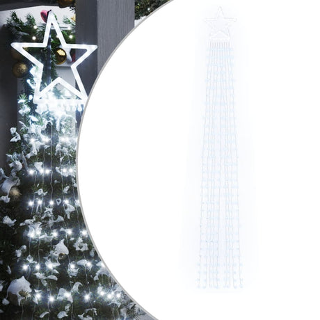 Kerstboomverlichting 320 koudwitte LED's 375 cm - AllerleiShop