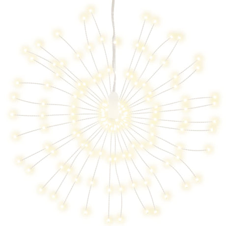 Kerstverlichting vuurwerk 140 warmwitte LED's 17 cm - AllerleiShop