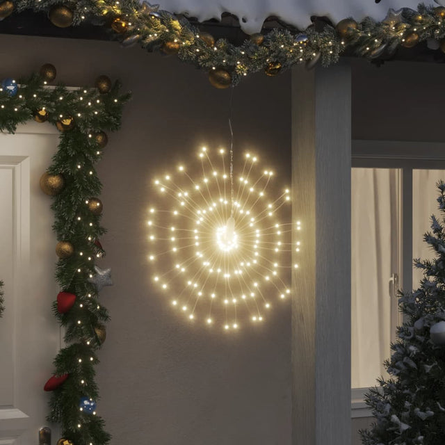 Kerstverlichting vuurwerk 140 warmwitte LED's 17 cm - AllerleiShop