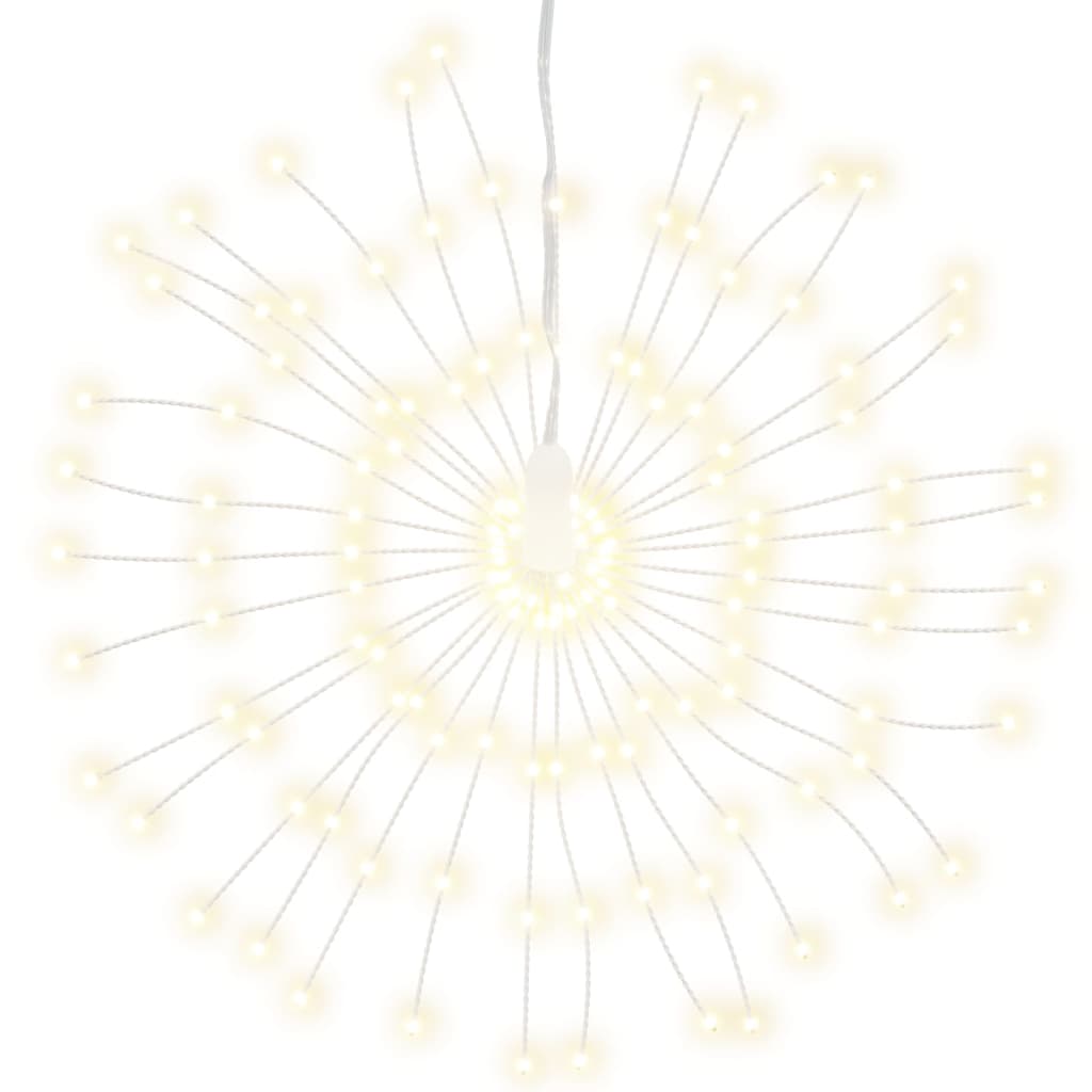 Kerstverlichting vuurwerk 4 st 140 warmwitte LED's 17 cm - AllerleiShop